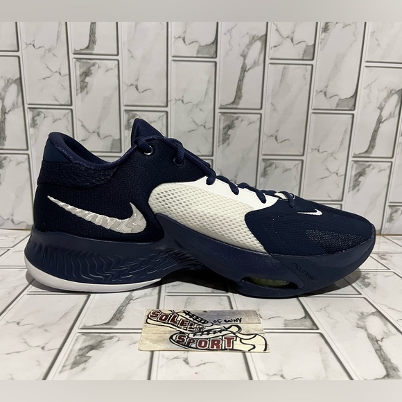 New Nike Zoom Freak 4 TB Promo Basketball Shoes Giannis Jordan Kobe Navy Blue - Picture 8 of 15